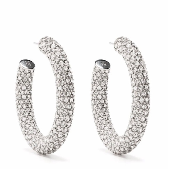 Aminah Muaddi Cameron Hoop Earrings - Picture 6 of 16